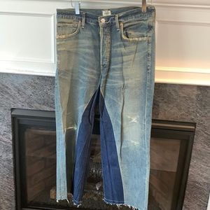 Citizens of Humanity Cora Crop Wide Leg Jeans